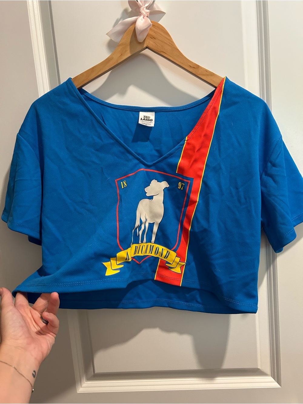 Blue Richmond Graphic Crop Top - Women’s